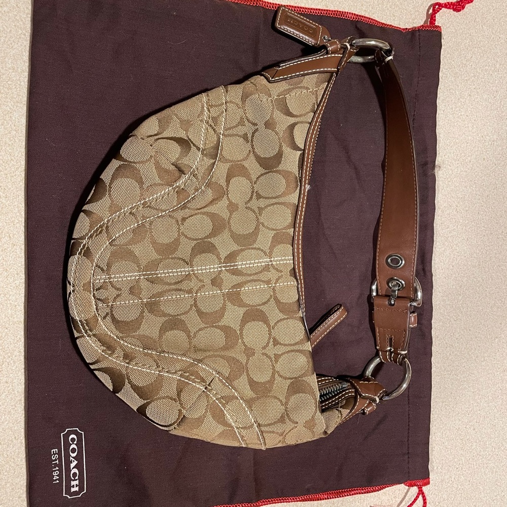 Brown Small Coach purse